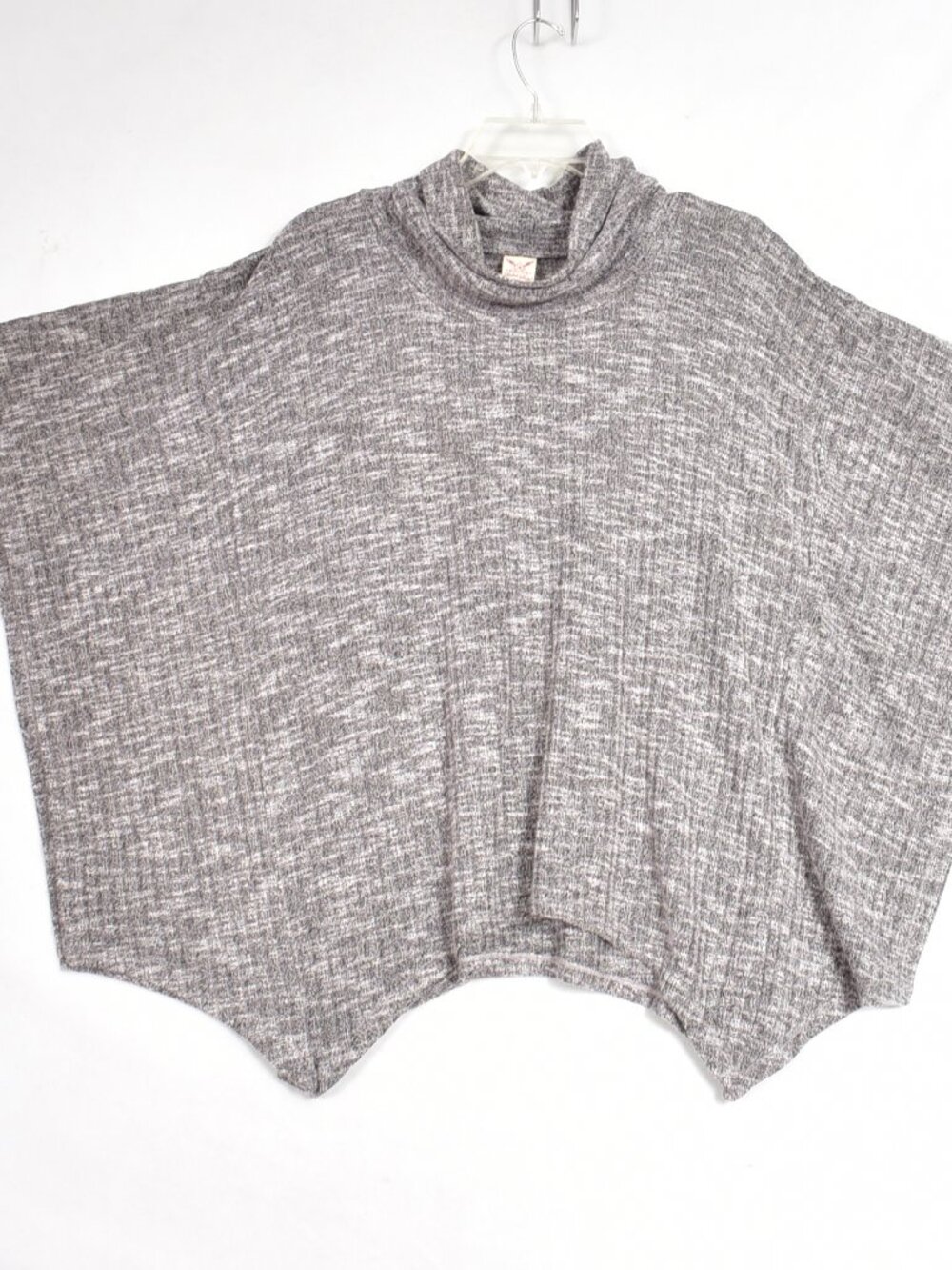 Faded Glory Women's Large Poncho Shrug Cape Grey